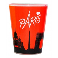 Verre à shot PARIS Fluo Orange