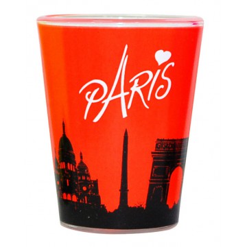 Verre à shot PARIS Fluo Orange