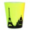 Verre à shot PARIS Fluo Jaune