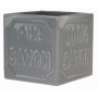 Pot cube céramique Gris PUR 100% SAVON