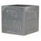 Pot cube céramique Gris PUR 100% SAVON