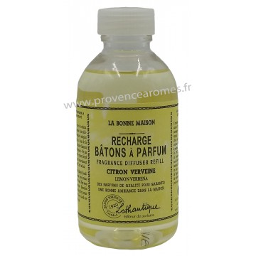 Recharge Parfum à bâtons CITRON VERVEINE Lothantique La Bonne Maison