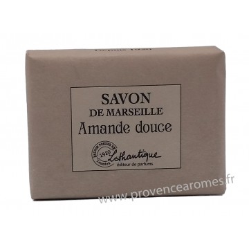 Savon de Marseille Amande Douce à l'huile d'olive Lothantique Le Comptoir à savons de Marseille