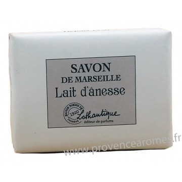 Savon de Marseille au Lait d'Ânesse à l'huile d'olive Lothantique Le Comptoir à savons de Marseille