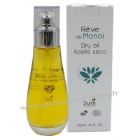 Huile sèche BIO RÊVE DE MONOÏ pour corps et cheveux Dulcis Cosmétique PHYTOFRANCE 