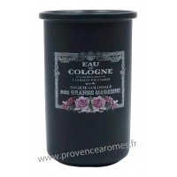 Pot salle de bain noir Eau de Cologne