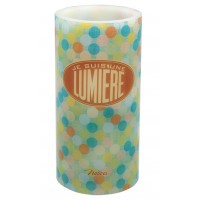 Bougie LED JE SUIS UNE LUMIÈRE Natives déco rétro vintage