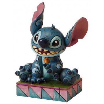 STITCH Figurine Disney Ohana signifie famille Collection Disney Tradition 