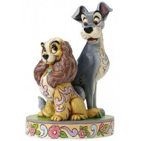LA BELLE et LE CLOCHARD Figurine Disney Collection Disney Tradition 
