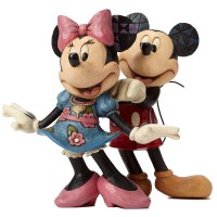 MICKEY et MINNIE Figurine Pour ma Douce Disney Collection Disney Tradition 