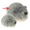 Peluche HÉRISSON gris