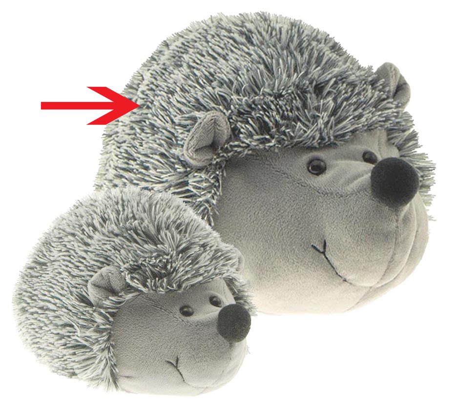 Peluche HÉRISSON gris - Provence Arômes Tendance sud