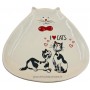 Plat J'AIME LES CHATS collection Love cats