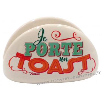 Porte-toast JOYEUX P'TIT DÉJ Natives déco rétro