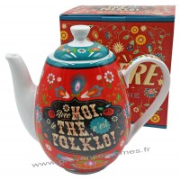 Théière FOLKLO Natives déco rétro vintage