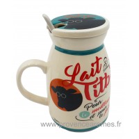 Mug LAIT TITBI Natives déco rétro vintage