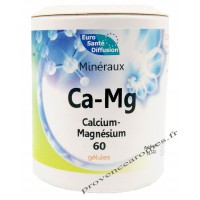 CALCIUM MAGNESIUM gélules végétales minéraux Ca - Mg - Phytofrance Euro Santé Diffusion
