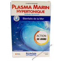 PLASMA MARIN HYPERTONIQUE 40 ampoules Biotechnie