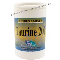 Taurine 200 acides aminés gélules végétales - Phytofrance Euro Santé Diffusion