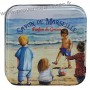 Boîte carrée déco enfants à la plage et son savon au Lait d'ânesse