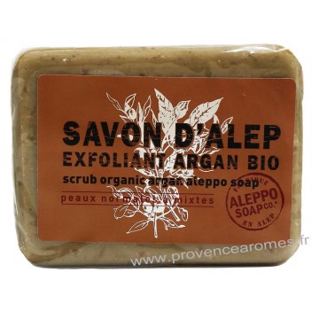 Savon D'ALEP Exfoliant à l'ARGAN Bio Tadé 100g