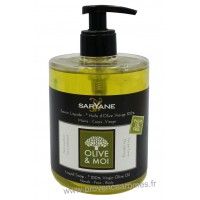 Savon Liquide 100% Huile d'Olive vierge collection Olive et Moi Saryane
