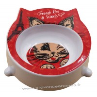 Gamelle chat avec oreilles FRENCH KISS à PARIS