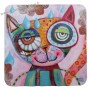 Coffret 4 Dessous de verre CHAT et CHOUETTE ALLEN DESIGNS