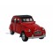 Petite 2CV Citroën voiture Rouge déco rétro vintage