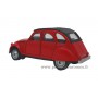 Petite 2CV Citroën voiture Rouge déco rétro vintage