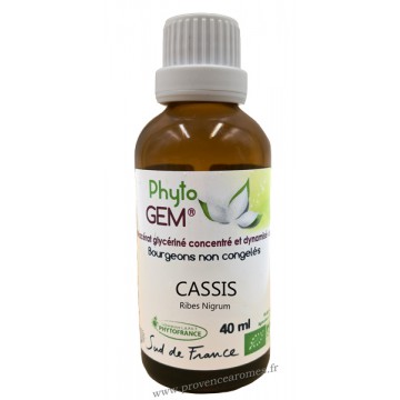 CASSIS Phyto'gem BIO Phytofrance Euro Santé Diffusion 