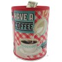 Tirelire métal Have a Coffee déco rétro vintage collection
