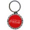 Porte-clés métal rond Coca Cola rouge rétro vintage collection