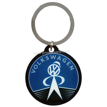 Porte-clés métal rond Volkswagen rétro vintage collection