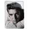 Plaque métal Elvis Presley portrait carte postale rétro vintage collection