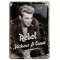 Plaque métal James Dean Rebel carte postale rétro vintage collection