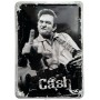 Plaque métal Johnny Cash carte postale rétro vintage collection