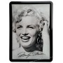 Plaque métal Marilyn Monroe portrait carte postale rétro vintage collection