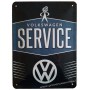 Plaque métal Volkswagen Service 20 x15 cm déco rétro vintage