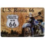 Plaque métal Route 66 The mother Road 30 x 20 cm déco rétro vintage