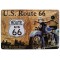 Plaque métal Route 66 The mother Road 30 x 20 cm déco rétro vintage