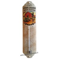 Thermomètre métal John Deere Farming Traditionst rétro vintage collection