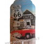 Thermomètre métal Route 66 the mother road rétro vintage collection