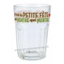 Coffret de 4 verres MOJITO Natives déco rétro vintage