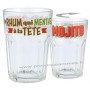 Coffret de 4 verres MOJITO Natives déco rétro vintage