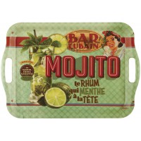 Grand Plateau rectangle MOJITO Natives déco rétro vintage