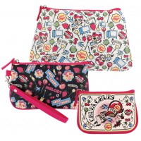 Set de 3 pochettes CHUPA CHUPS Natives déco rétro vintage humoristique