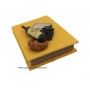 Magnet CARNET JAUNE Vin, Raisin, Croissant PLAISIRS DE FRANCE