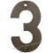 Chiffre 3 en FONTE