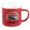 Mug métal émaillé combi Volkswagen LEGENDARY ROUGE Brisa rétro vintage collection